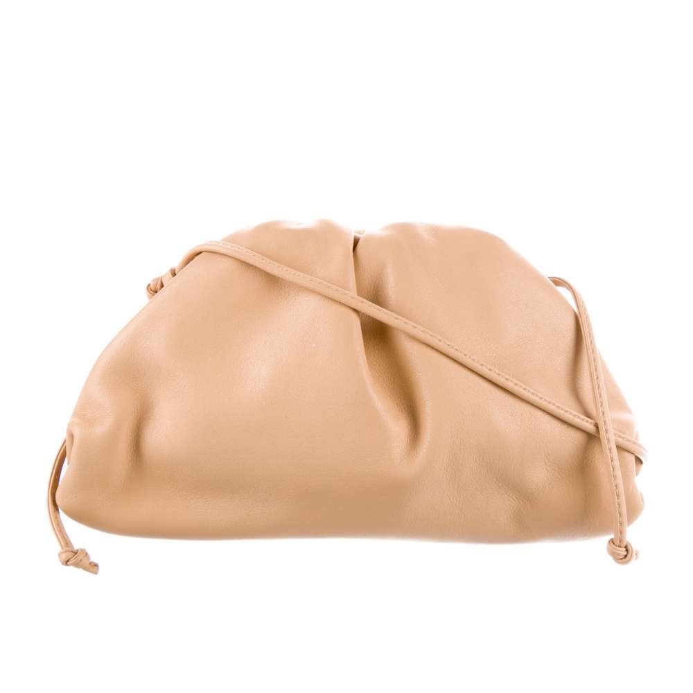 Bottega Veneta Mini Pouch beige color;